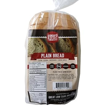 Original Low Carb Bread by Great Low Carb Company, 1 Sandwich Loaf Plain Bread