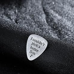 Bespmosp I NE Pourrait pas choisir un meilleur son fils médiator de guitare Mère Père anniversaire Graduation Cadeau… - Les Beatles, Paul McCartney, John Lennon, RIngo Starr, George Harrison Bespmosp I NE Pourrait pas choisir un meilleur son fils médiator de guitare Mère Père anniversaire Graduation Cadeau… – Image 4