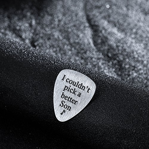 Bespmosp I NE Pourrait pas choisir un meilleur son fils médiator de guitare Mère Père anniversaire Graduation Cadeau… - Les Beatles, Paul McCartney, John Lennon, RIngo Starr, George Harrison Bespmosp I NE Pourrait pas choisir un meilleur son fils médiator de guitare Mère Père anniversaire Graduation Cadeau… – Image 5