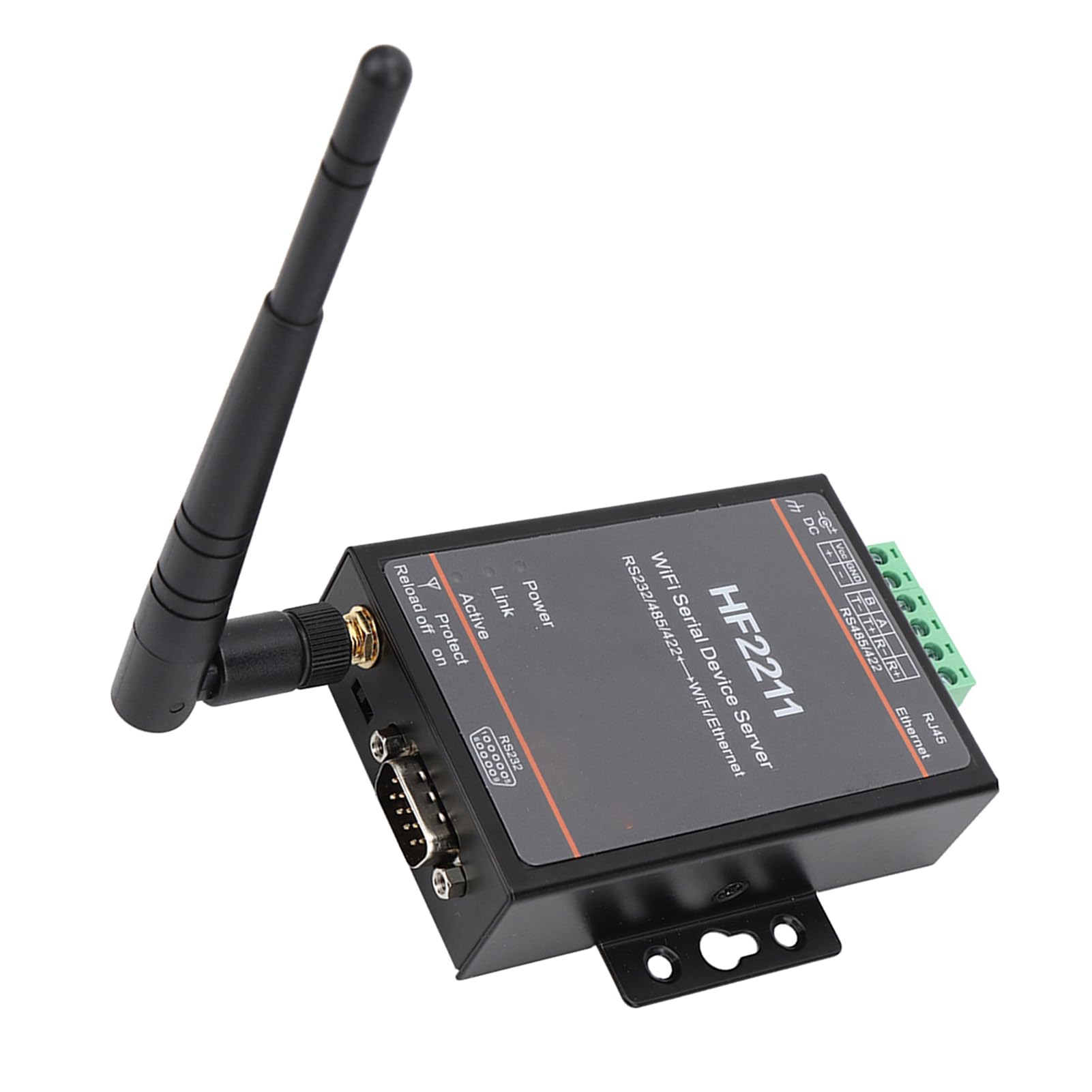HF2211 Serial Port Server RS232 RS422 RS485 zu WiFi Ethernet DTU 5-36 VDC MCU 8 MB SRAM 4 MB Flash ECos OS