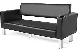 Exquisite Reception Bench: Artist Handcrafted Office Sanctuary