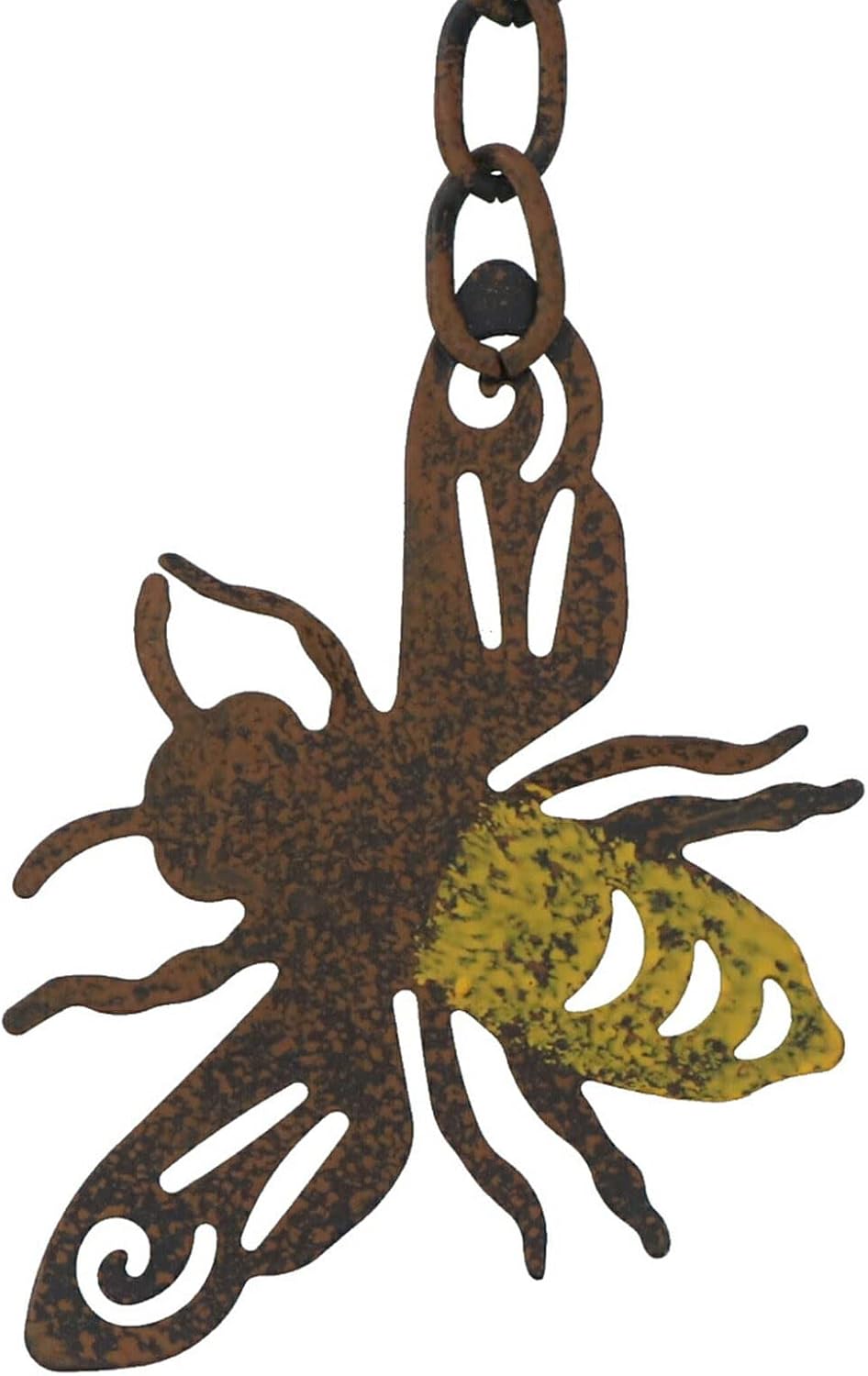 Beehive Wind Chime Bee Bell Hanging Garden Yard Ornament Decor Metal Wasp