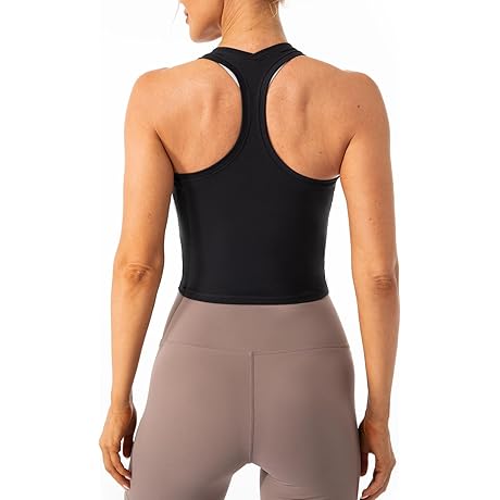 Women's Racerback Workout Tank Top: LavenTo Performance Yoga Tops