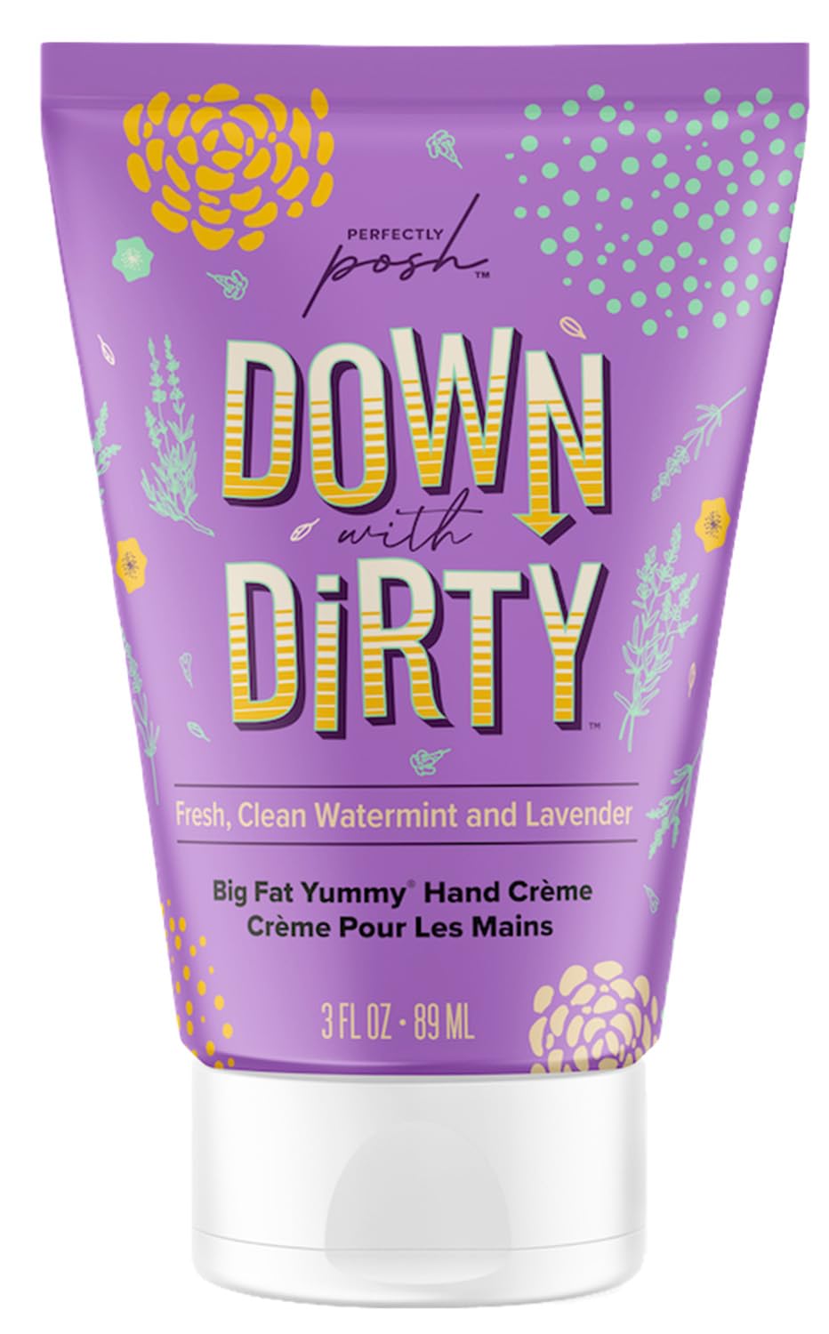 Perfectly Posh - Down Dirty Hand Crème - Fresh Hand Cream - 89 ml