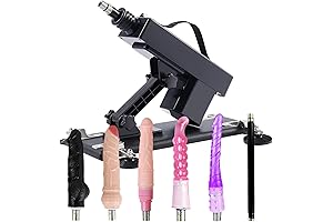 Automatic Sex Machine Devices with Silicone Dildo Attachments for Female