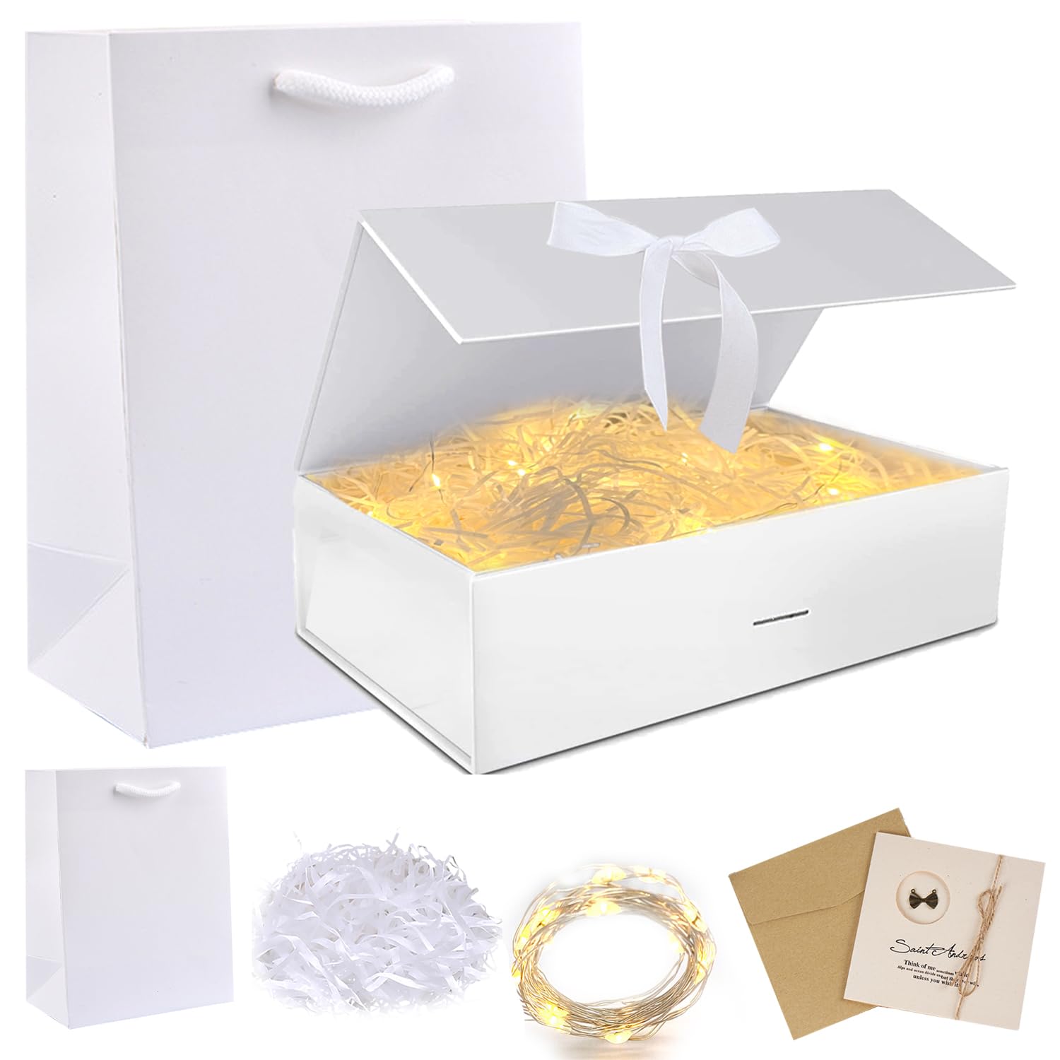 Confezione Regalo Magnetica Con Nastro - Cari Scatoloni