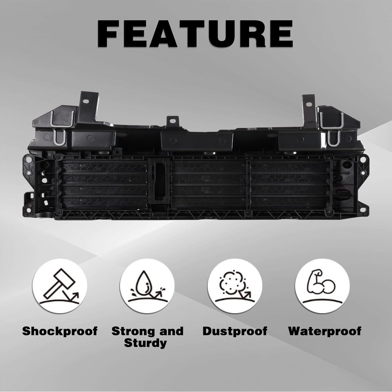 Active Grille Shutter Compatible with 2017-2019 Honda CR-V Replacement for 71300-TLA-A01 71300TLAA01