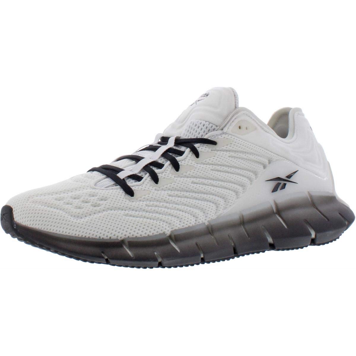 Reebok Men's Zig Kinetica, Grey/Black/Black, 8