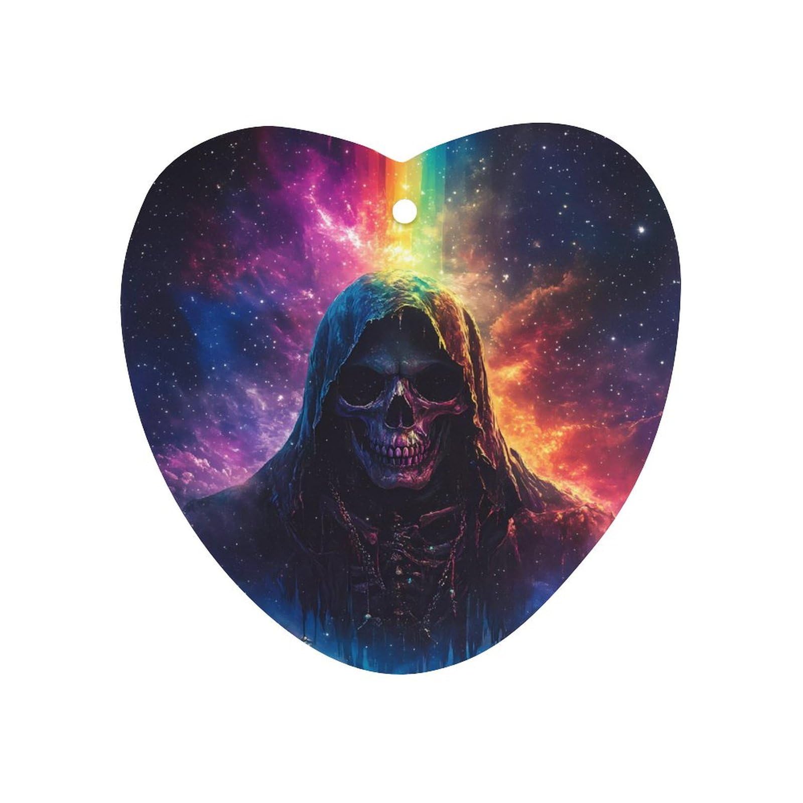 Grim Reaper Gothic Skeleton Car Air Freshener Hanging Aromatherapy Tablets for Car Accessories Love form