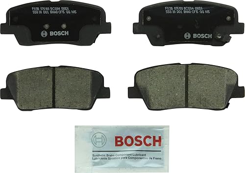 Bosch BC932 QuietCast Premium - Juego de pastillas de freno de disco de cerámica para Ford Crown Victoria de años 2003-2011