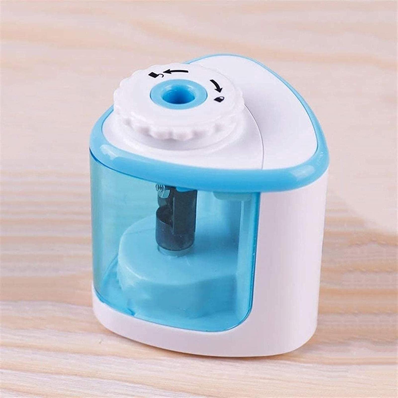 Taille-Crayon Automatique en Plastique, Taille-Crayon électrique de Couleur, alimenté par Batterie, pour la Maison, Le Bureau, l'école, la Salle de Classe, Les Adultes et Les Enfants
