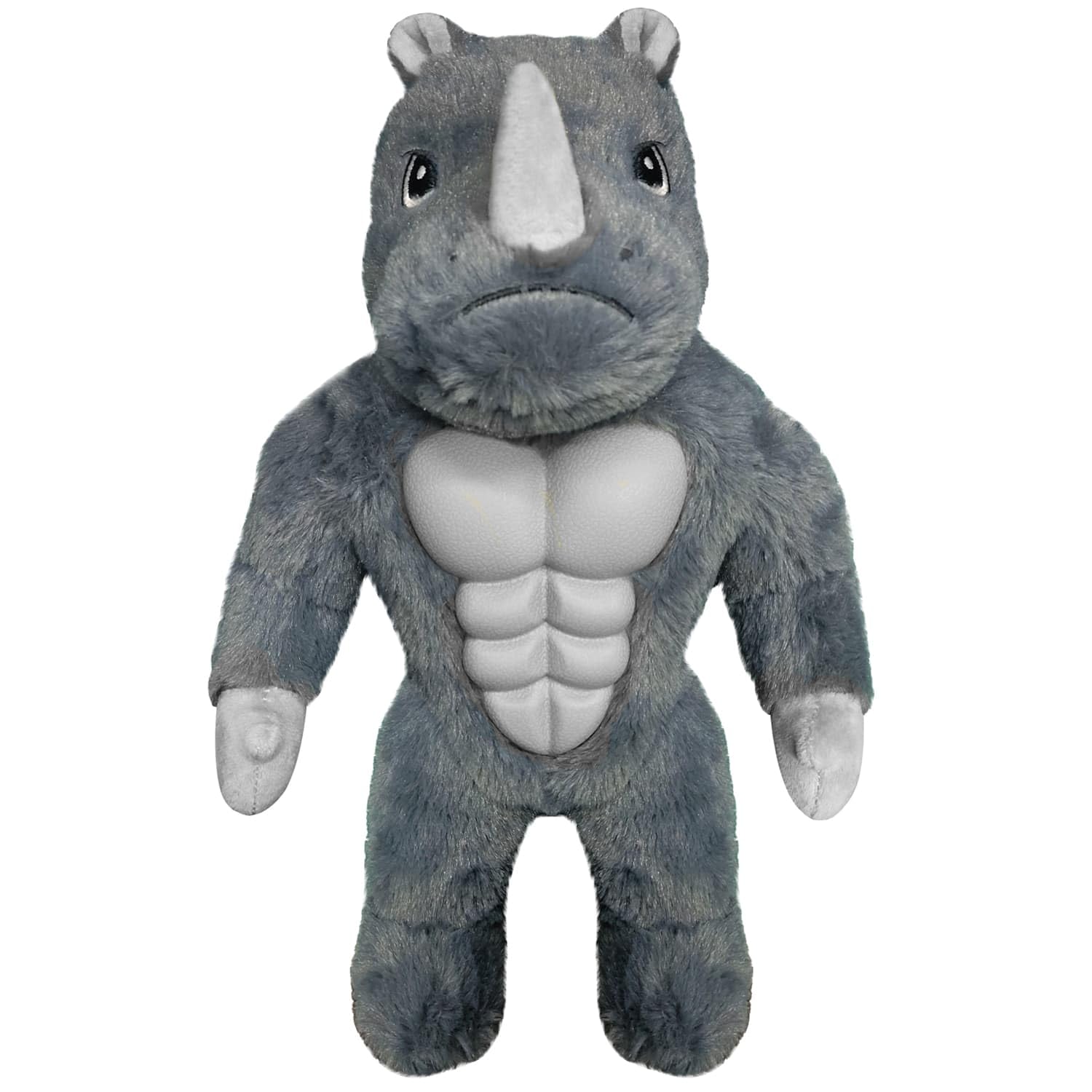 BargainsMania Tough Stuff Mighty Beast Dog Toy - Featuring An Engaging Design, This Durable Dog Toy Is Great For Games Of Tug Of War, Fetch, And For Encouraging Solo Play Time (Rhino)