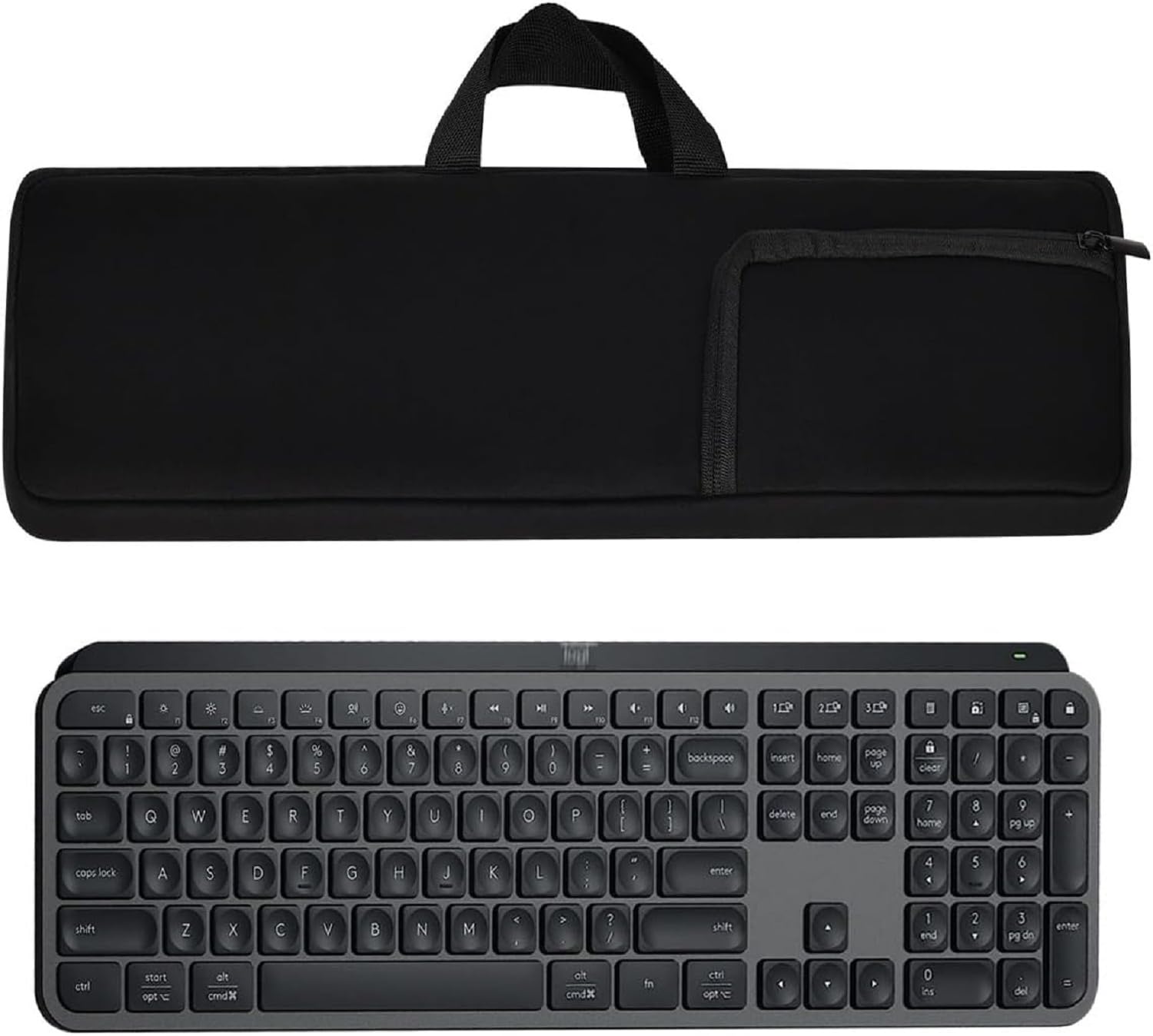 co2CREA Harde reiskoffer voor Logitech MX Master 4 /Master 3 /Master 3S Geavanceerde Draadloze Muis (Alleen koffer, muis niet inbegrepen