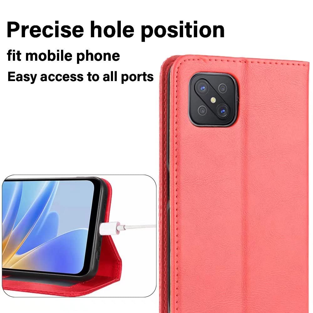 EASSGU Custodia per OPPO Reno4 Z 5G (6.57 Inches) Flip