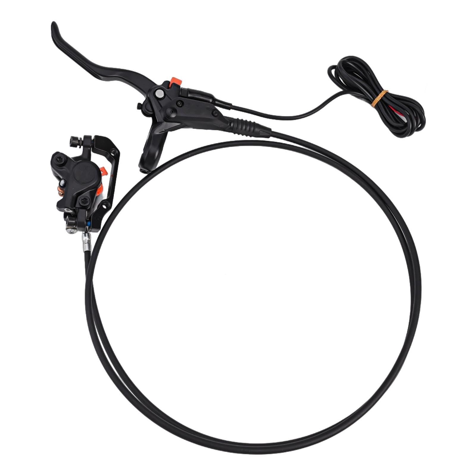 Juego de frenos hidráulicos para bicicleta eléctrica de 2 pines, delantero 850 mm y trasero de 1600 mm, aleación de aluminio para discos de freno de 160 mm, sistema de freno de rueda