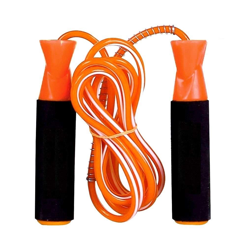 SX Standard Jumping Skipping Rope with Comfortable PVC Orange Handle for Weight REDUCING/Warm-UP/Gym/Sports & Gym Fitness. (B08HCY84YM) Amazon Price History, Amazon Price Tracker