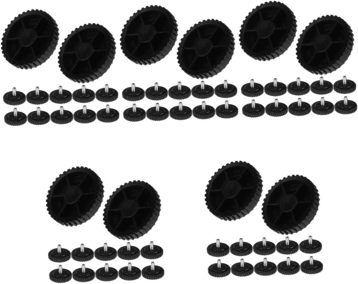 DOITOOL 60pcs Non- Furniture Feet Pads -Scratch Table Chair Protectors Pe Material for Floor for Home Office Use