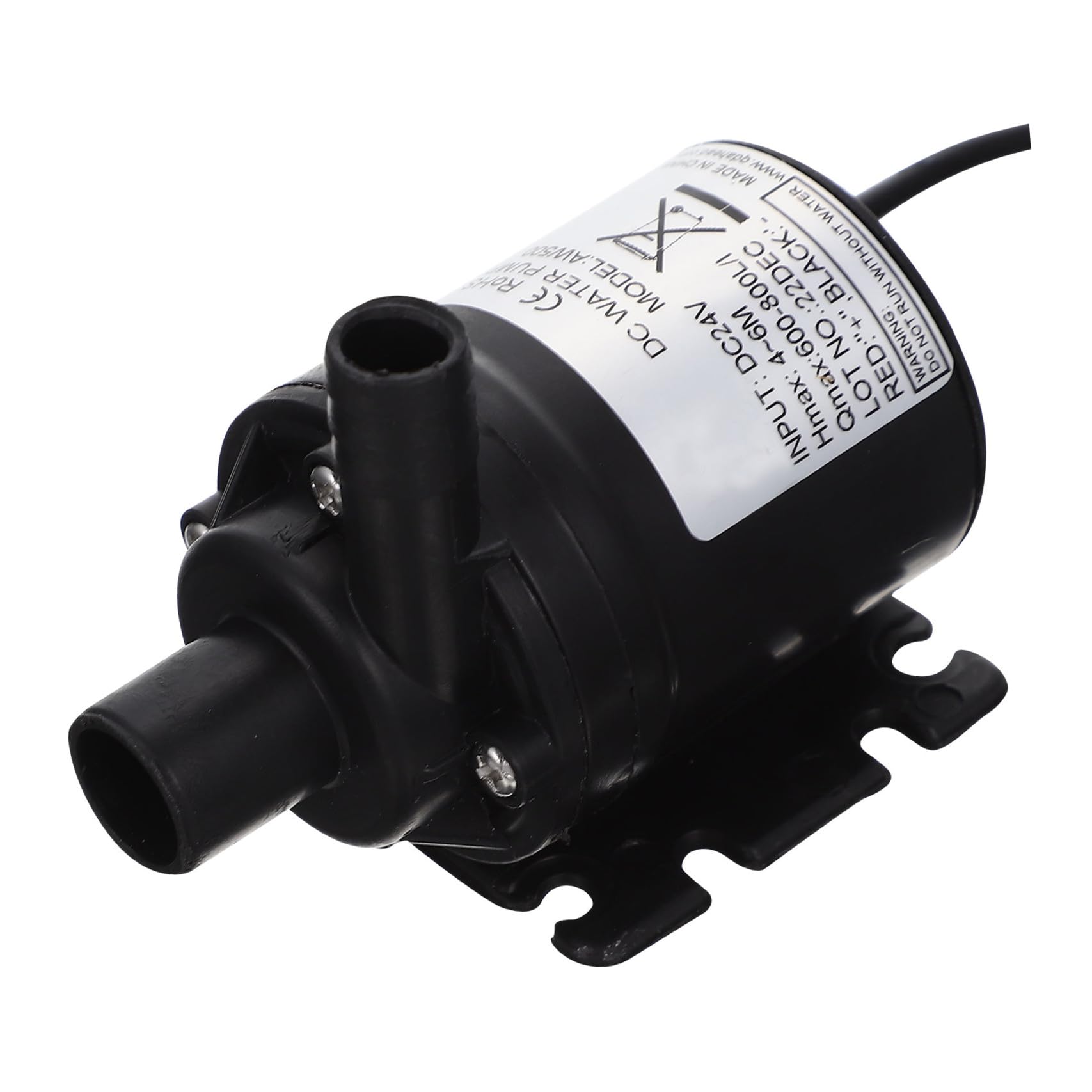 Bomba de Refuerzo Sumergible Dc 24v para Hogar, Microbomba de Plástico de Ingeniería, Bomba Presurizadora Silenciosa para Ducha y Calentador, Compatible Agua hasta 60 °c