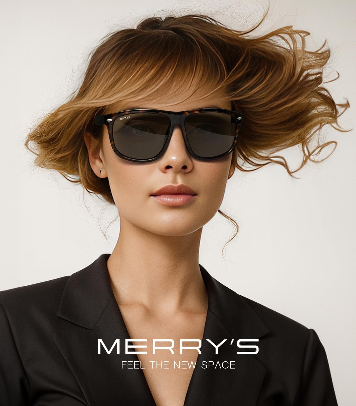 MERRY'S Men's Oversized Square Polarized Sunglasses for Driving Fishing Golfing UV400 Protection S8147 - Image 2