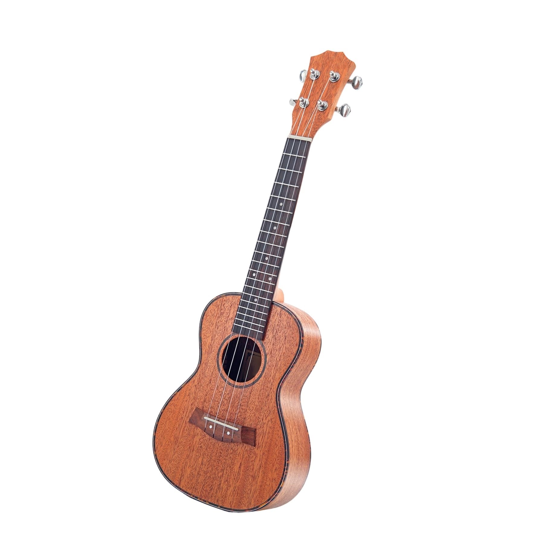 Piccolo Strumento Per Chitarra A Quattro Corde Ukulele In Mogano Da 23 Pollici Con Bordo Ukulele
