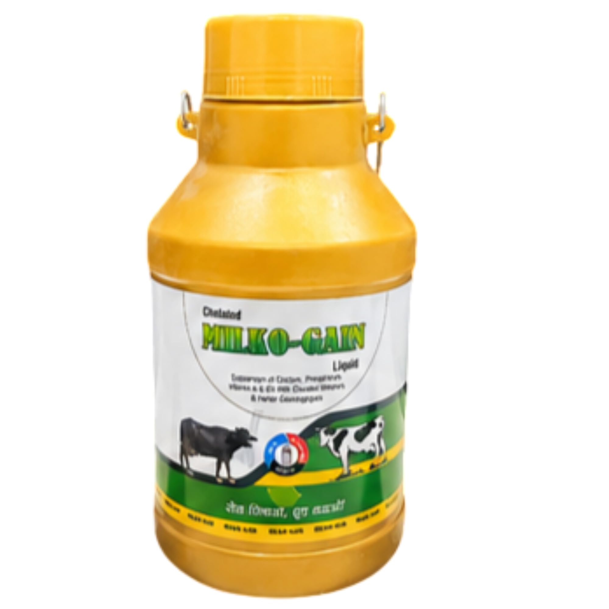 Milko Gain Calcium Supplement for Cattle & Livestock, 10 LTR Gold-image-27