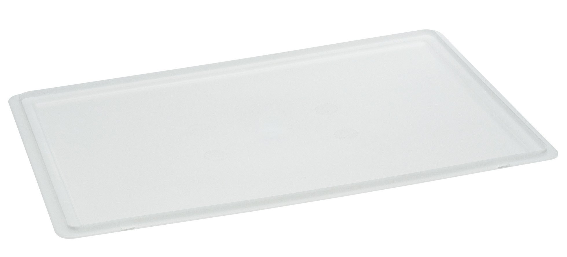 PIAZZA - Coperchio per Contenitore per Lievitazione Pizza e Pane in Plastica 60X40X10 cm - Copertura per Cassetta Portaimpasto per Panetti Pizza Ideale per Ogni Tipo di Alimento - Made in Italy