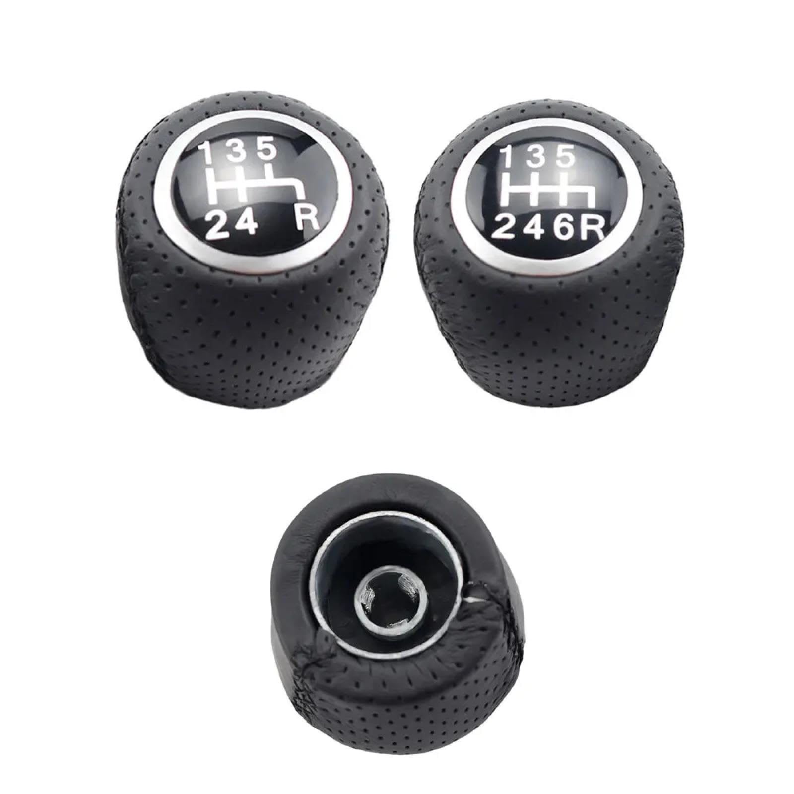 5 6 Speed ​​Car Shift Gałka Shfiter Lever Handball Skórzane Akcesoria Samochodowe, Do Fiata Grande Punto, Do Evo Punto 2012