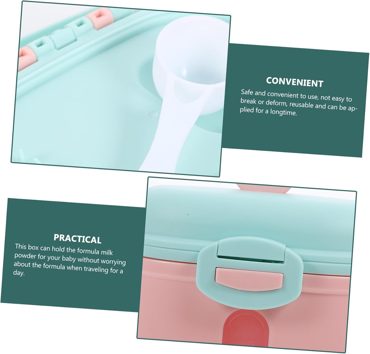 Formula Dispenser Travel Case Nido Milk Powder Box Pipette Portable Milk Powder Storage Tank