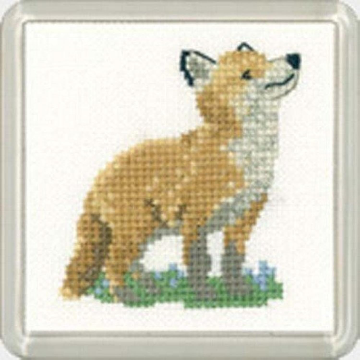 Fox Cross Stitch Coaster Cross Stitch Kit