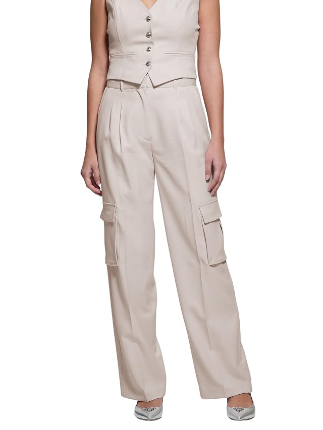 GUESS Womens Eco Matea Perfect Cargo Pants