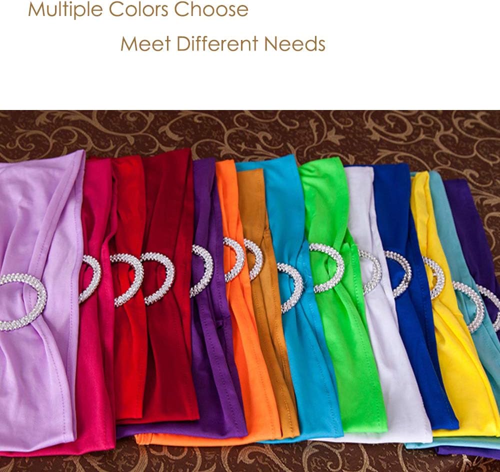 Bеѕt Sеllеr WENSINL Pack of 50 Spandex Chair Sashes Bows Elastic Chair Bands with Buckle Slider Sashes Bows for Wedding Decorations Without White Covers (Fuchsia) 🔥 WENSINL Pack of 50 Spandex Chair Sashes Bows Elastic Chair Bands with Buckle Slider Sashes Bows for Wedding Decorations Without White Covers (Fuchsia)