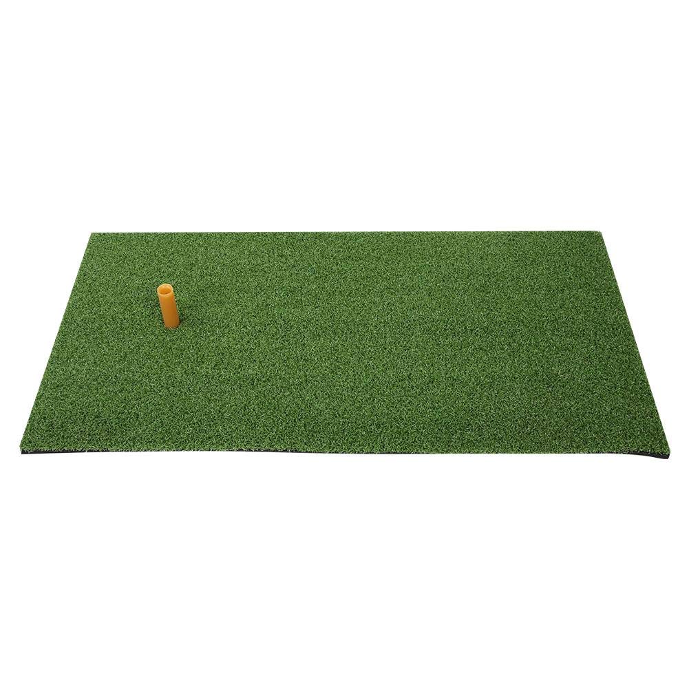 Vikye Tappetino da golf, 24 x 12,2 x 0,6 pollici, Golf Training Net Golf Hitting Mat Indoor Home Outdoor Golf Swing Practice Tappeto Erba con Gomma Golf Tee