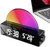 Wake Up Light Sunrise Alarm Clock, Sunrise Alarm Clock, Sunrise Alarm Clock - Digital Alarm Clock Light, Wake-up Light, Smart Alarm Clock, Bedroom Alarm Clock, Multicolor Display for Deep Sleeper,