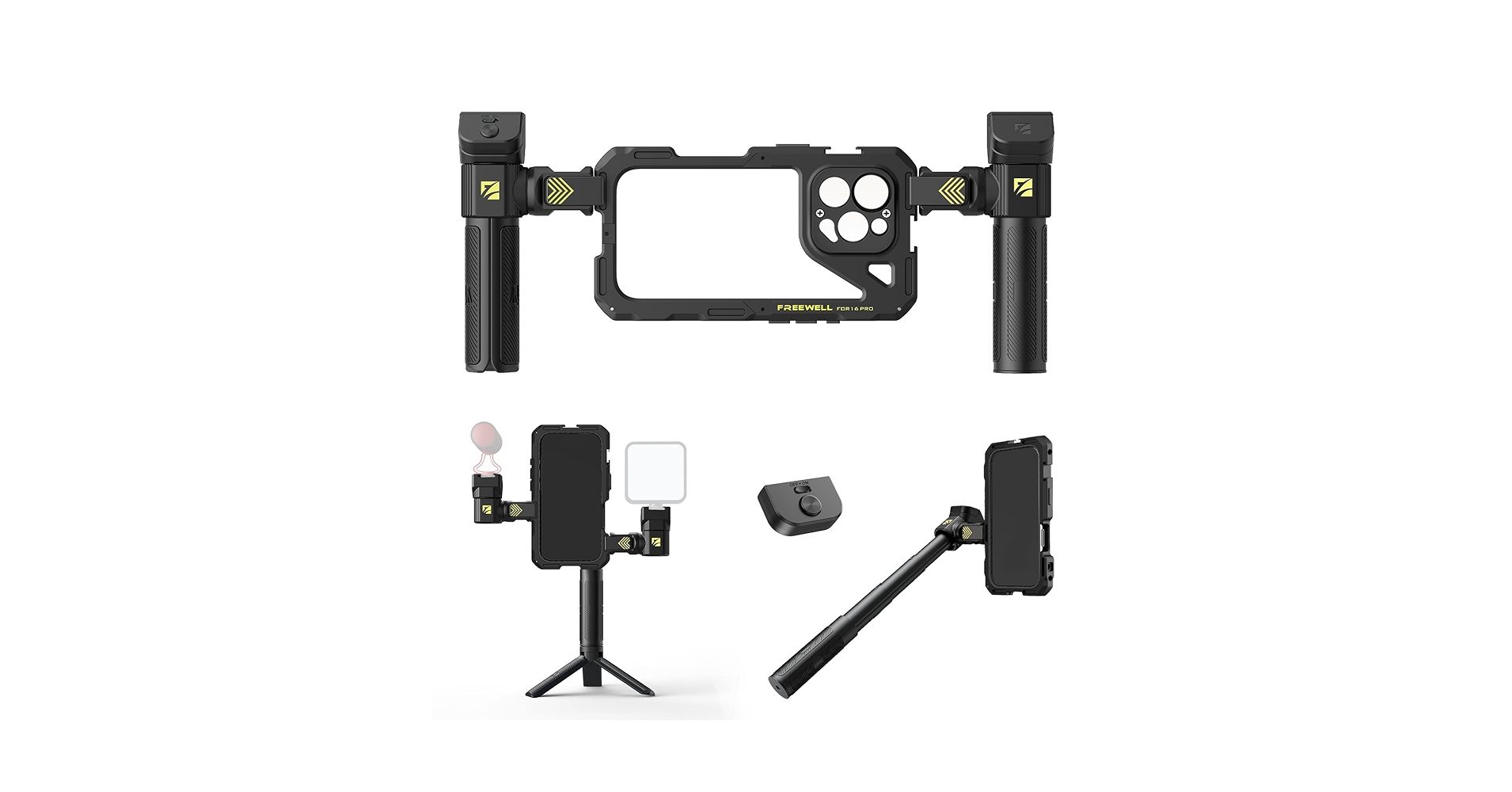 Freewell Genius Rig Kit iPhone 16 Pro用美品 Amazon.com: Freewell Genius Rig Cage for iPhone 16 Pro