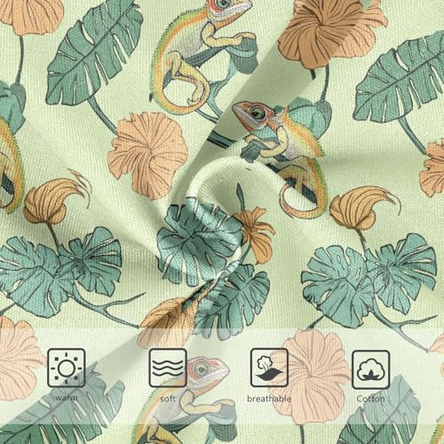 Girls' Underwear Tropical Lizard Cotton Stretch Comfort Toddler Panties3