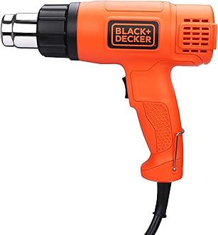KX1800-B1, 1800 W, Dual Temperature High Speed Corded Heat Gun for Removing & Drying Paint Coats, Remelting Adhesives & Shrink Wrapping, 3 Metre Cable, Orange & Black