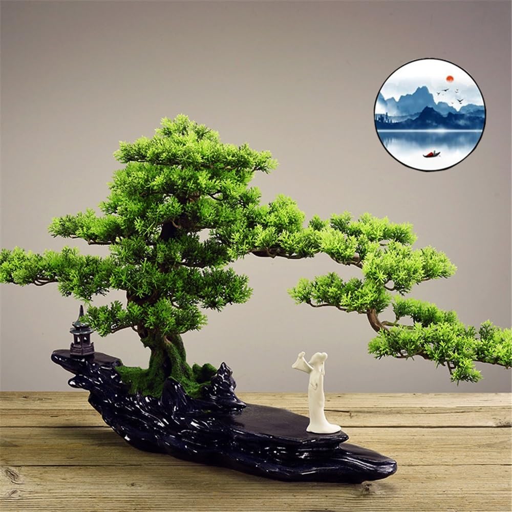 Sztuczna dekoracja Bonsai do biura, salonu, akcesoria do domu, sztuczne rośliny dekoracyjne Łatwy w pielęgnacji