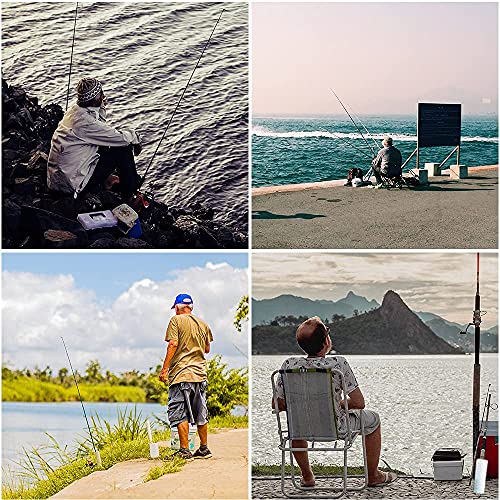 image for ZhongYu Fishing Rod Holder, 4 Pack Fishing Pole Holders Ground, Rod Ho