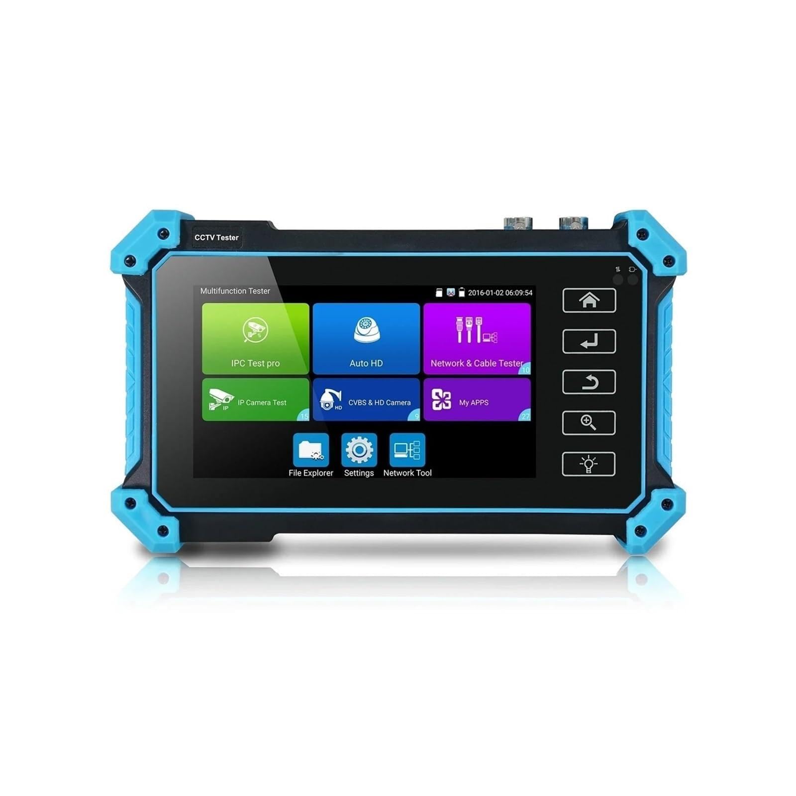 Tester CCTV, IPC-5200 Plus Full HD 8MP Cvi Tvi | Z Ahd Cvbs Monitor Kamera IP 5.4 cala IPS Ekran Dotykowy Sterowanie PTZ Tester CCTV do testowania kamer CCTV i IP.
