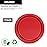 Hanna K. Signature Red Plastic Party Plates, 7-Inch Heavy Duty Disposable Plates, 50 Count, Party Supplies for Appetizers, Cake & Dessert