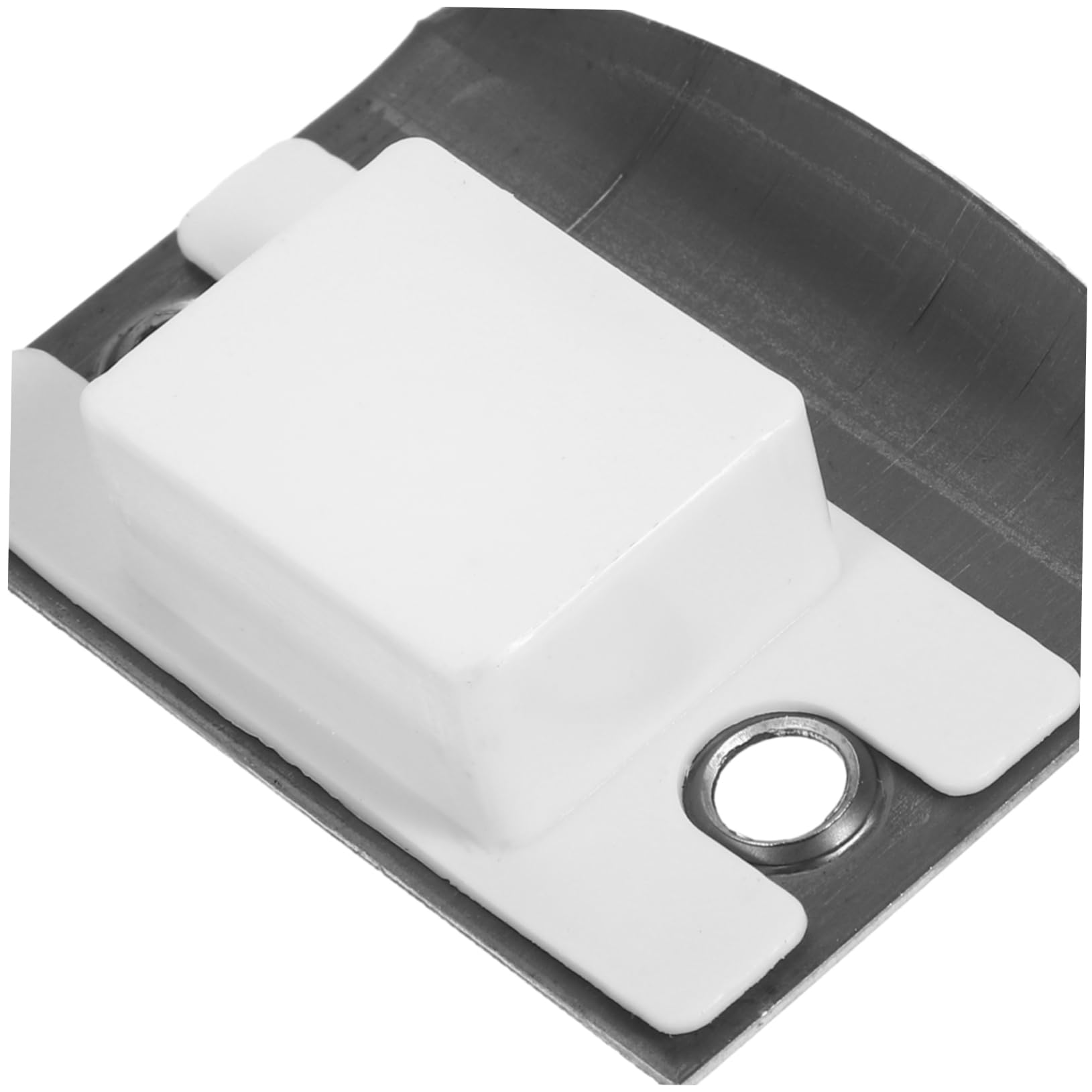 Tofficu Lot De 12 Gâches De Porte Pêne Dormant Plaque De Renfort Loquet De Porte En Métal Vis Faciles À Installer Boîte À Boucle