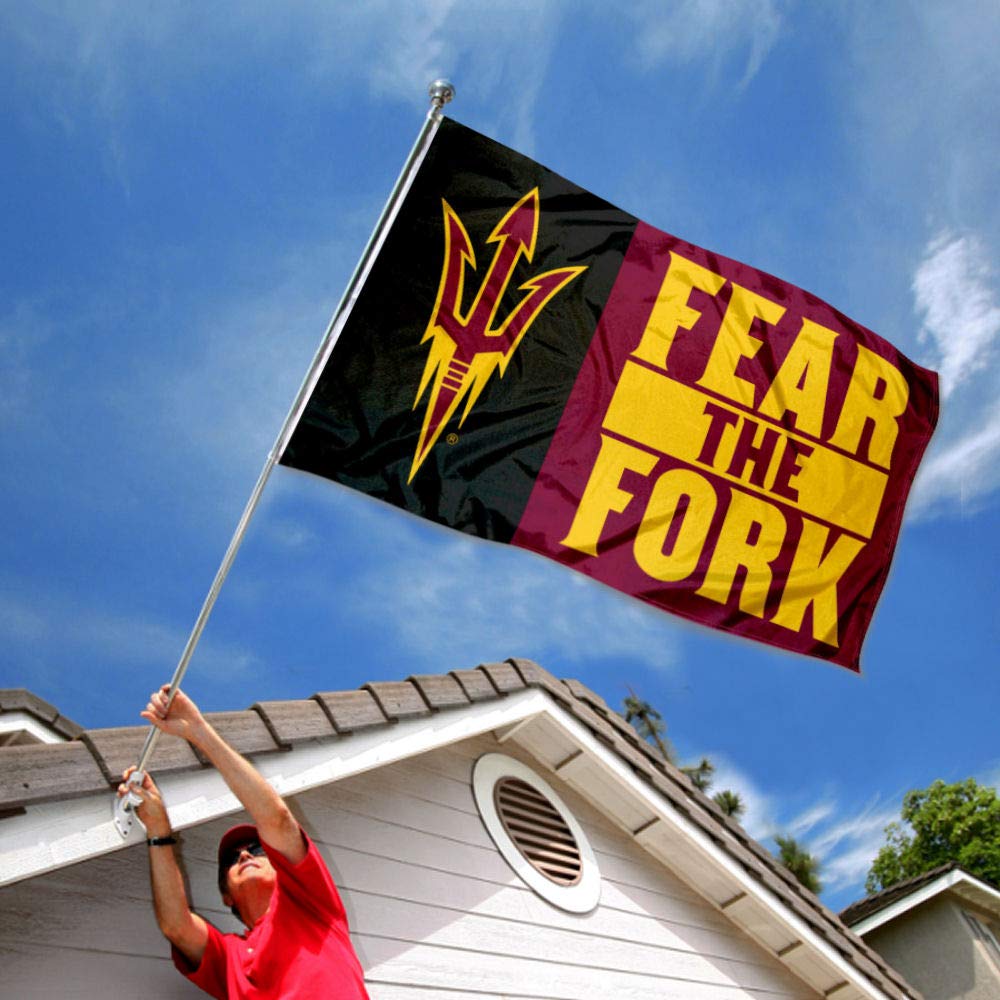 Arizona State Sun Devils Garden Flag With Stand - Double Sided College Team Banner For Yard - View #4