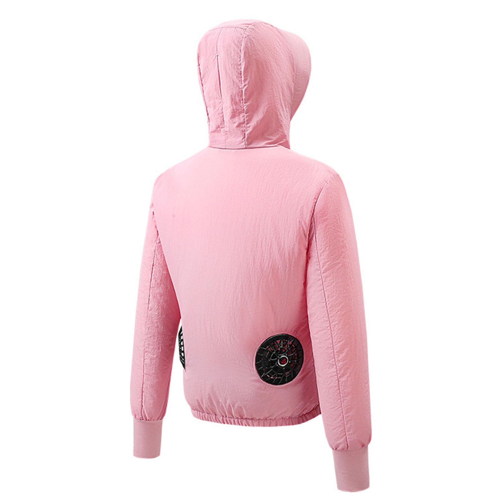 Giacche di raffreddamento ad aria, giacche di raffreddamento con ventilatore, protezioni solari con cappuccio, unisex, per adulti, abbigliamento da allenamento per sport, lavoro, protezioni solari con