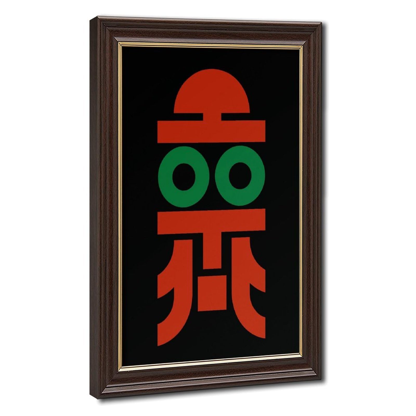 Bareronor Abstract Emerald Eyes Canvas Poster Bedroom Decor Landscape Office Room Decor Gift 20" L X 30" W
