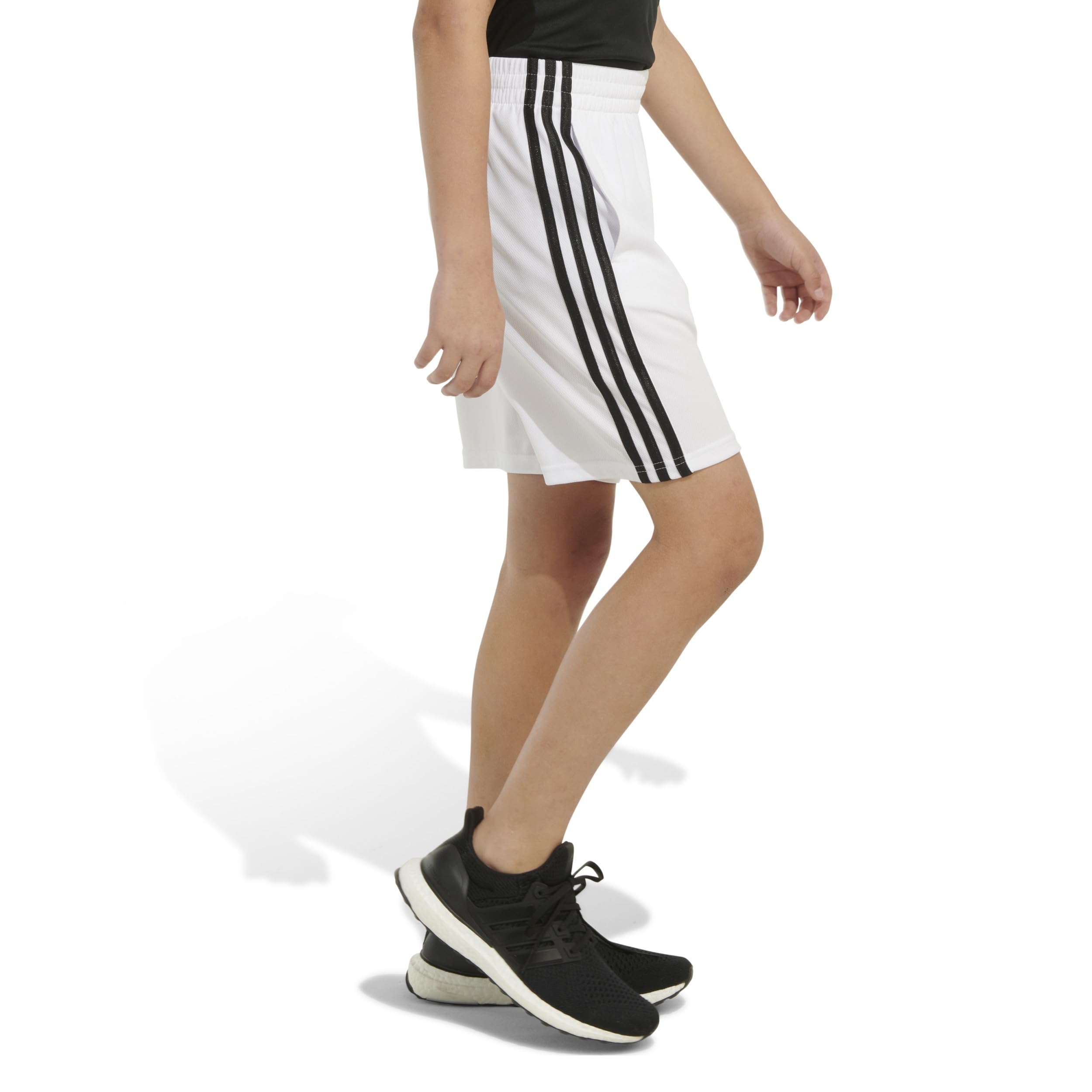 adidas boys Adi Clsic 3s Shorts, White, 8-15 Years US