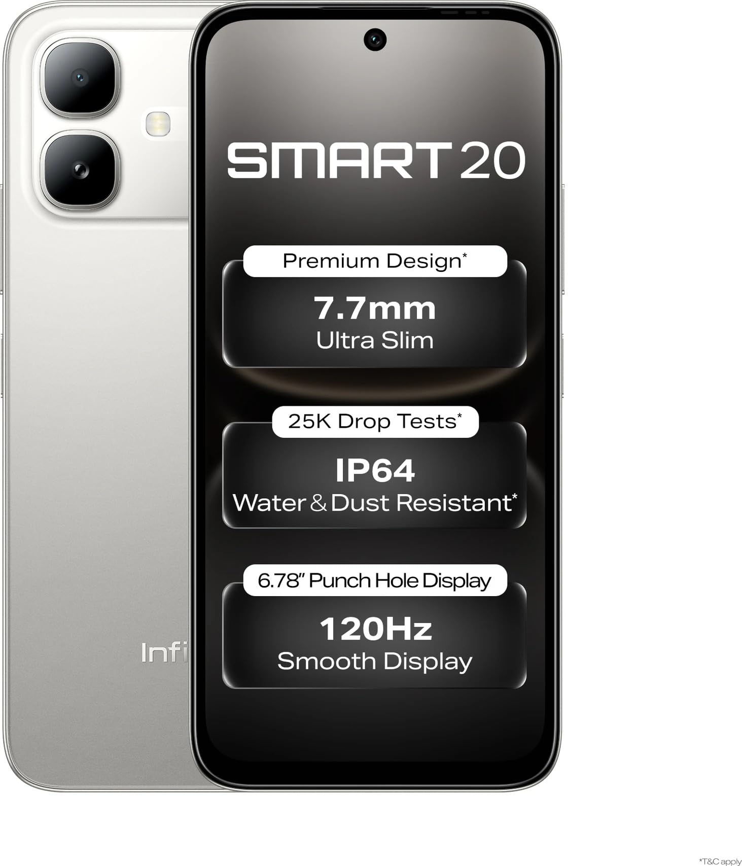 Infinix SMART 20 (Polaris Titanium, 4GB RAM, 128GB Storage) | MediaTek Helio G81 Ultimate Processor | 8MP AI Rear Camera | 8MP Front Camera | 6.78-inch HD+ Display | 5200mAh Battery-image-21