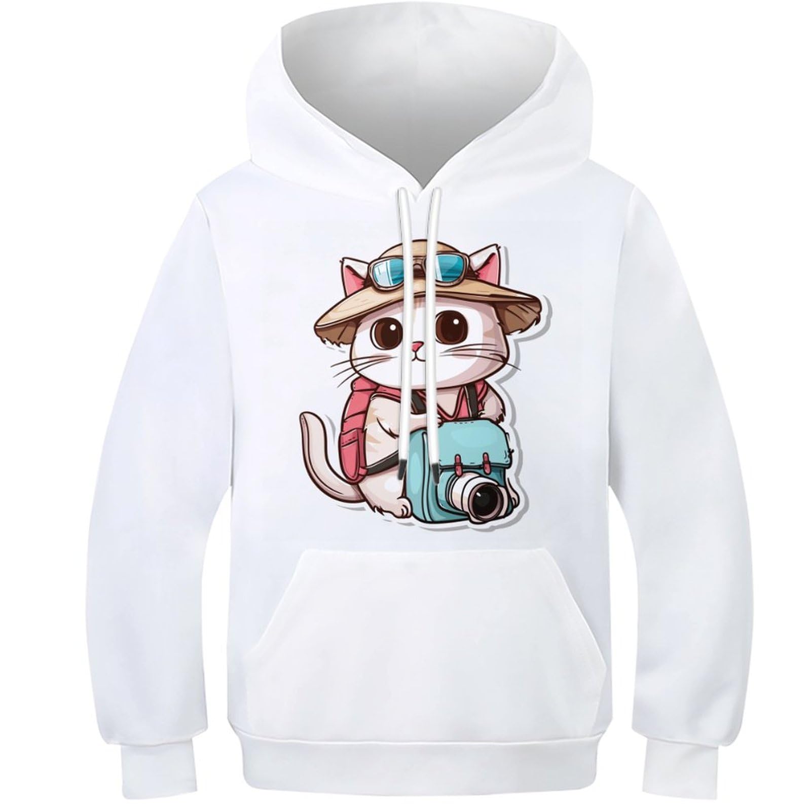 Pull chaton capuche un cadeau d'anniversaire drôle pour enfant - 8