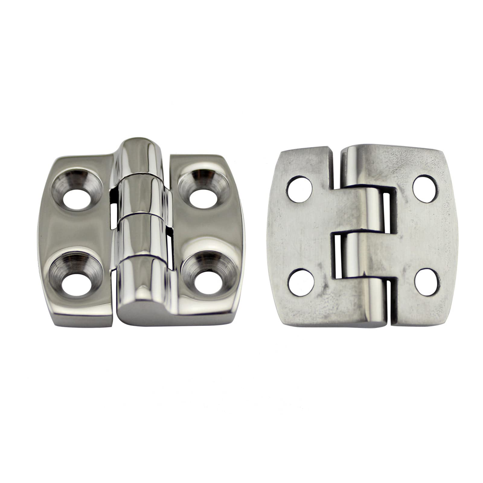 Casting Solid Door Hinges Marine Grade 316 Stainless Steel Polished Heavy Duty Hinge 1.5’’ X 1.5’’