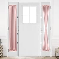 Vista 66 de Cortinas Dwcn para puerta, con bolsillo para barra Blanco grisáceo