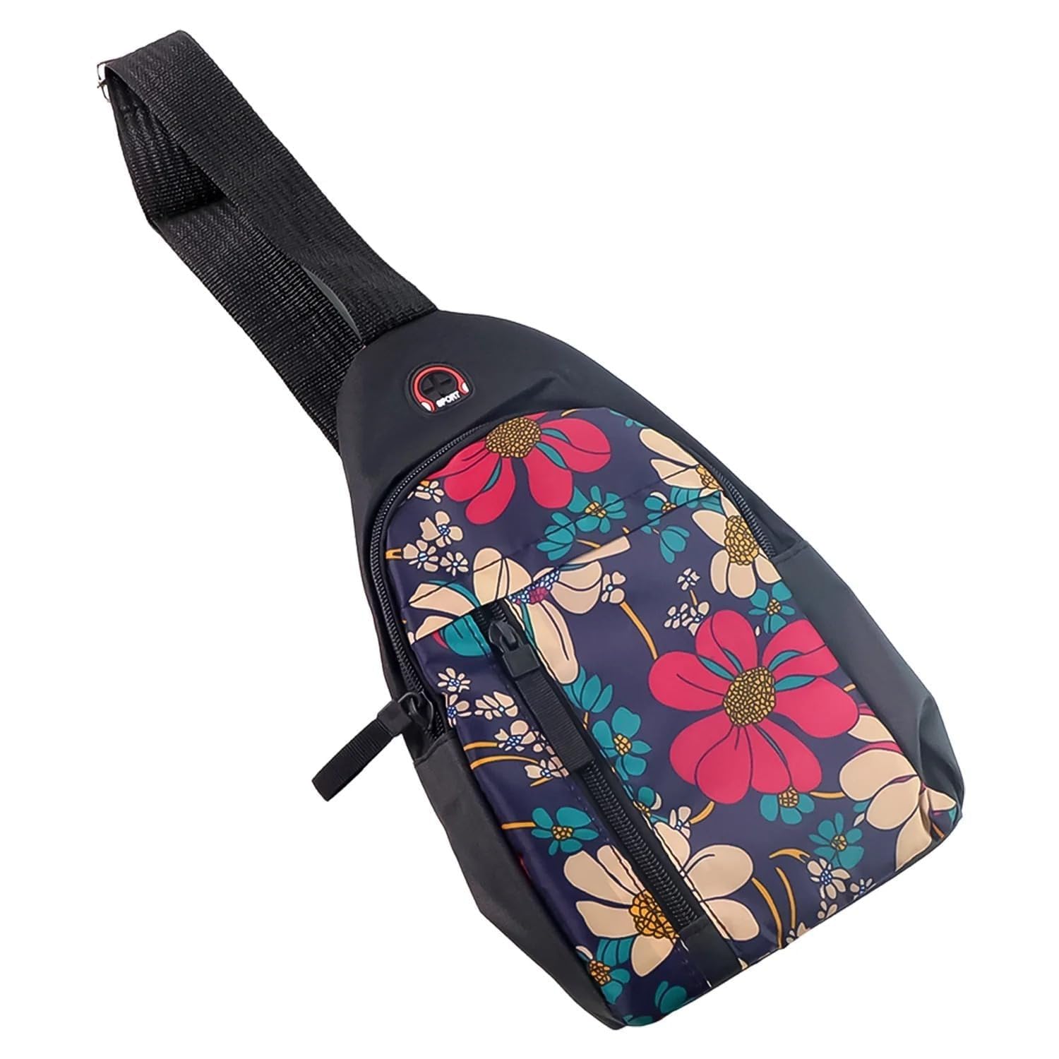 Waterproof Waist Bag Shoulder Bags USB Charging Earphone Hook Sling Travel Bag (1 Pc)-image-37